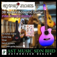 Gypsy Rose GRA1K - Acoustic Guitar - Pink Purple Burst
