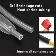((FX) Transparent 3: 1 High Shrink Rate Heat Shrinkable Tube Inner Wall Glue Heat Shrinkable Tube In