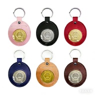 Keychain Commemorative Medal Leather Case Commemorative Coin Storage Keychain 34mm Micro Chapter Pro