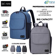 Foto Professional Digital DSLR Camera Bag Shockproof Photography Camera Video Bag Camera Backpack Canon Nikon Sony Fujifilm