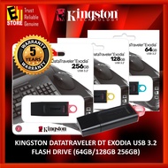 KINGSTON PENDRIVE 64GB / 128GB /256GB USB3.2 FLASD DRIVE DTX/64GB DTX/128GB DTX/256GB 5YRS WARRANTY