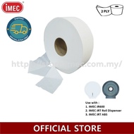 IMEC JRT300 - 2 Ply Comfort Soft Pure Pulp Jumbo Tissue Roll Paper 300M (12 rolls/box)