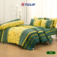 TULIP Cotton Mix พิมพ์ลาย 833 ชุดผ้าปูที่นอน ผ้าห่ม ผ้านวม พิมพ์ลายกราฟิกสวยงาม เนื้อผ้าหนาแน่น