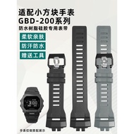 AR1X Adapt to Casio GBD-200 Waterproof Resin Silicone Strap gbd200SM/RD Sports Rubber Strap Accessor