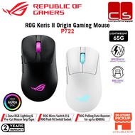 ASUS P722 ROG KERIS II ORIGIN (2.4G, BLUETOOTH, WIRED) GAMING MOUSE - BLACK / WHITE