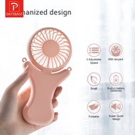 OATSBASF Portable Mini Neck Fan Wireless Rechargeable Foldable Hanging Fan Strong Wind Cooling Fan