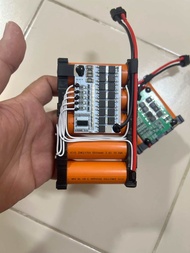 แบตเตอร์รี ไออน 21700 5S 1P 21V5000mah 5S 1P 5000mah (5Aเต็ม) BMS 5S 100A พร้อมใช้งาน (หุ้มฟิล์มก่อน