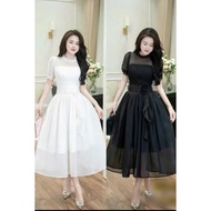 BIGSIZE floral ruffle dress 60-90kg