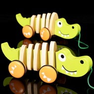 *ALM SHOP* Walka Croc Pull And Push Along Animal Toy Early Learning Crocodile