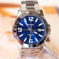 นาฬิกา Casio รุ่น MTP-VD01D-2BV นาฬิกาข้อมือผู้ชายสายแสตนเลส หน้าปัดสีน้ำเงิน - ของแท้ 100% รับประกันสินค้า 1 ปีเต็ม