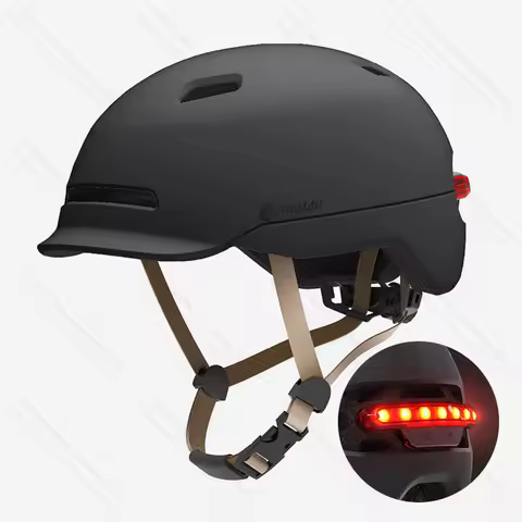 Smart4u Cycling Helmet With Tail Light Led Road Electric Bike Helmet For Men Women City Urban Scoote