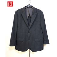 UNIQLO premium wool Suit Gray Chest Size 47 Inches Second Hand
