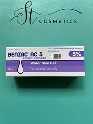 Benzac Benzoyl Peroxide Spots Treatment Gel 2.5% / 5% 60g