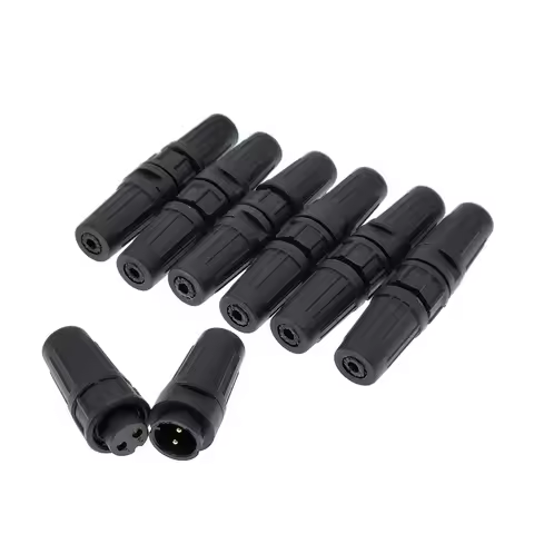 PY07 Z108 Waterproof Connector Docking Plastic Plug Bayonet Socket IP67 Butt Connector 2pin 3pin 4pi