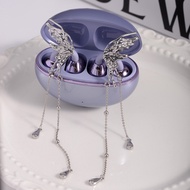 Tassel Butterfly Ear Clip for HUAWEI Freeclip Bluetooth Earphone Accessories DIY Textured Dynamic Lo