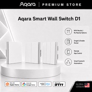 Aqara Wall Switch D1 White – Double Rocker Neutral