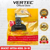 MESIN Car Antenna Bracket EM-90 EM90 Radio Antenna Bracket Compatible Rig Alinco DR135 Yaesu FT2900 