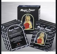 Tissu - Magic'- Power-Hitam - Antiseptic-Isi-6-sachet Asli