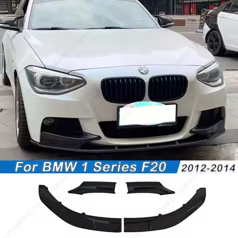 4PCS For BMW F20 F21 118i 120d 120i M135i M140i LCI 2012-2014 M Sport Front Bumper Lip Spoiler Diffu