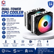 Deepcool AG620 ARGB Dual Tower air cooler - GENUINE