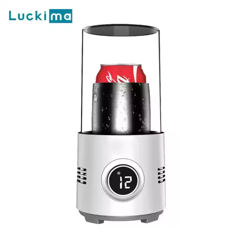 New 2 In 1 Desktop Drinks Cup Cooler Coffee Mug Warmer for Milk Tea Beer Electric Heating Cooling Be