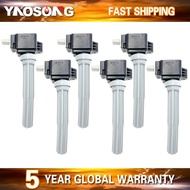 6PCS ORIGINAL IGNITION COIL DG555 UF773 FT4Z12029A FOR Ford Edge F150 FUSION Lincoln Continental MKX