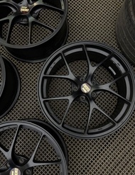 二手正品BBS RI-D航空鋁鍛造19吋拆車鈴 數據：19 8.5J et43 5x112 適用奧迪 A3 S3 A4平治CLA35 45 大眾GTI 大眾 CC Mini F60 F55車型
