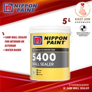 🔥 5L Nippon 5400 Wall Sealer Paint Nippon Sealer Cat Undercoat Paint Wall Nippon Wall Sealer 5400 Cat Undercoat Dinding