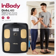 Official Distributor - InBody Dial H20 Smart Body Composition Scale, Body Fat | Midnight Black