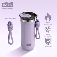 KADA Tumbler Hot and Cold 500ml(17oz) 304 Stainless Steel with Handle Easy to Clean for Coffee Sport