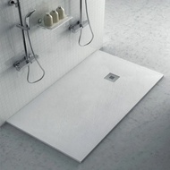 White Stone Marble Square Shower Tray Stone Resin Shower Tray Acrylic Shower