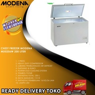 Modena Freezer 200 Liter MD0206W Freezer box modena Md 0206 W