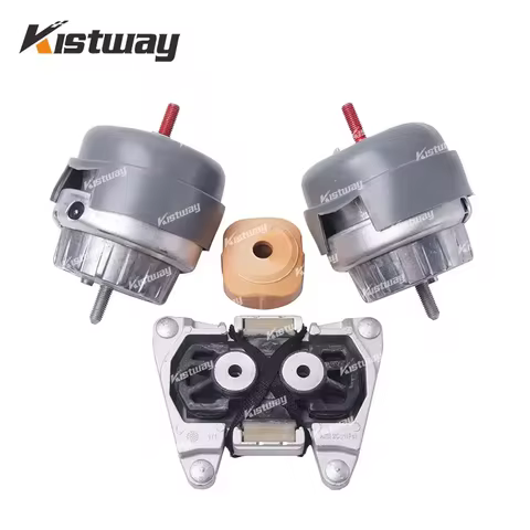 Good Gearbox Engine Mount Kit For Audi A6 C6 S6 A6Q 2.0T TFSI 2005-2011 BPJ 4F0199379BG 4F0199379AQ 