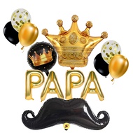 1Set Super Dad Balloons Happy Fathers Day Foil Helium Ball Father Mother Party Decoration I Love You