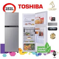 TOSHIBA 2 Door Refrigerator Fridge Inverter 252L GR-A28MS (DS) No Frost Peti Sejuk Peti Ais 2 Pintu 2 Door Fridge