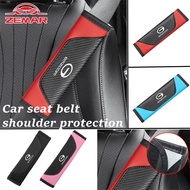GAC GS3 Emzoom Universal Car Seat Safety Belt Shoulder Protectors Carbon Fiber Pattern Belt Shoulder