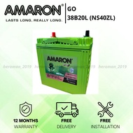 AMARON GO 46B20L | NS40ZL | MF l MYVI AXIA BEZZA VIVA ALZA KELISA KENARI HONDA CITY JAZZ BRV