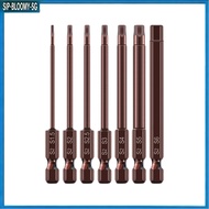 【1.15】 65mm H1.5-H6 Alloy Steel  Hex Head Screwdriver Bits Screw Driver Tools