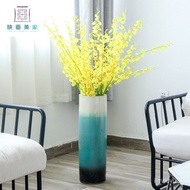 Creative Handmade Ceramic Floor Vase Living Room Soft Home Decoration Hotel Lobby Vase Villa Vase