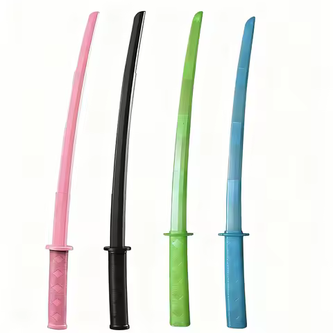 2/1Pcs Creative 3D Printed Knife Retractable Sword , Katana Stretchable, for Training Martial Arts &