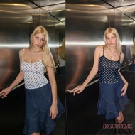 []-Women´s Polka Dots Print Camisole  Sleeveless Spaghetti Strap Scoop Neck Tops Summer Outfits