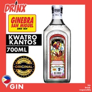Ginebra San Miguel Gin (Kwatro Kantos) 700ml