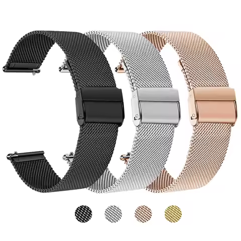 20mm 22mm Band For Amazfit Active 2/BALANCE 2 Metal correa Bracelet Amazfit Bip 6 5 3 Pro GTS4 2 min