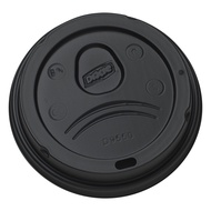 Dixie 20 and 24 oz. Dome Hot Coffee Cup Lid by GP PRO (Georgia-Pacific), Black, D9550B, 1,000 Count 