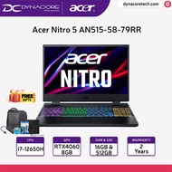 【24-Hr Delivery*】Acer Nitro 5 Gaming Laptop AN515-58-79RR (i7-12650H/16GB/512GB SSD/RTX4060/15.6" FH