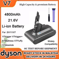 Suitable for Dyson V7 Battery for Dyson Vacuum V7 Li-ion Battery 21.6V 3200mAh - SV11 Vacuum V7 * St