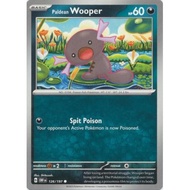 Pokemon Paldean Wooper Card - 126/197 - Common