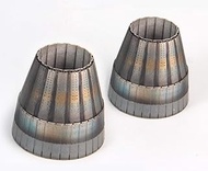 KALMA-48091 Car Model 1/48 SU-27/30/33 Exhaust Nozzle Set Closed (For Hobby Boss) Plastic Model Part