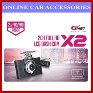 GNET X2 Full HD DVR RECORDER FRONT + REAR FULL HD NIGHT VISION Free 16gb Memory Card