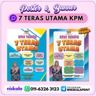 [ 7 TERAS UTAMA KPM ] POSTER 7 TERAS UTAMA KPM | BANNER 7 TERAS UTAMA KPM